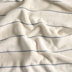 Toalla de baño algodón velour rayas Meto