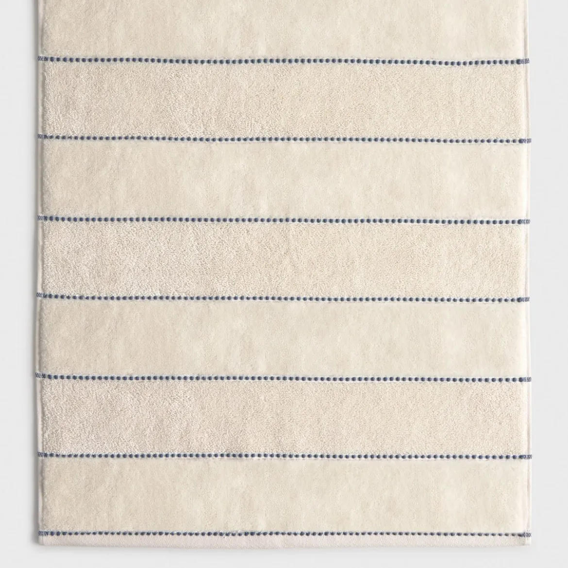 Toalla de baño algodón velour rayas Meto