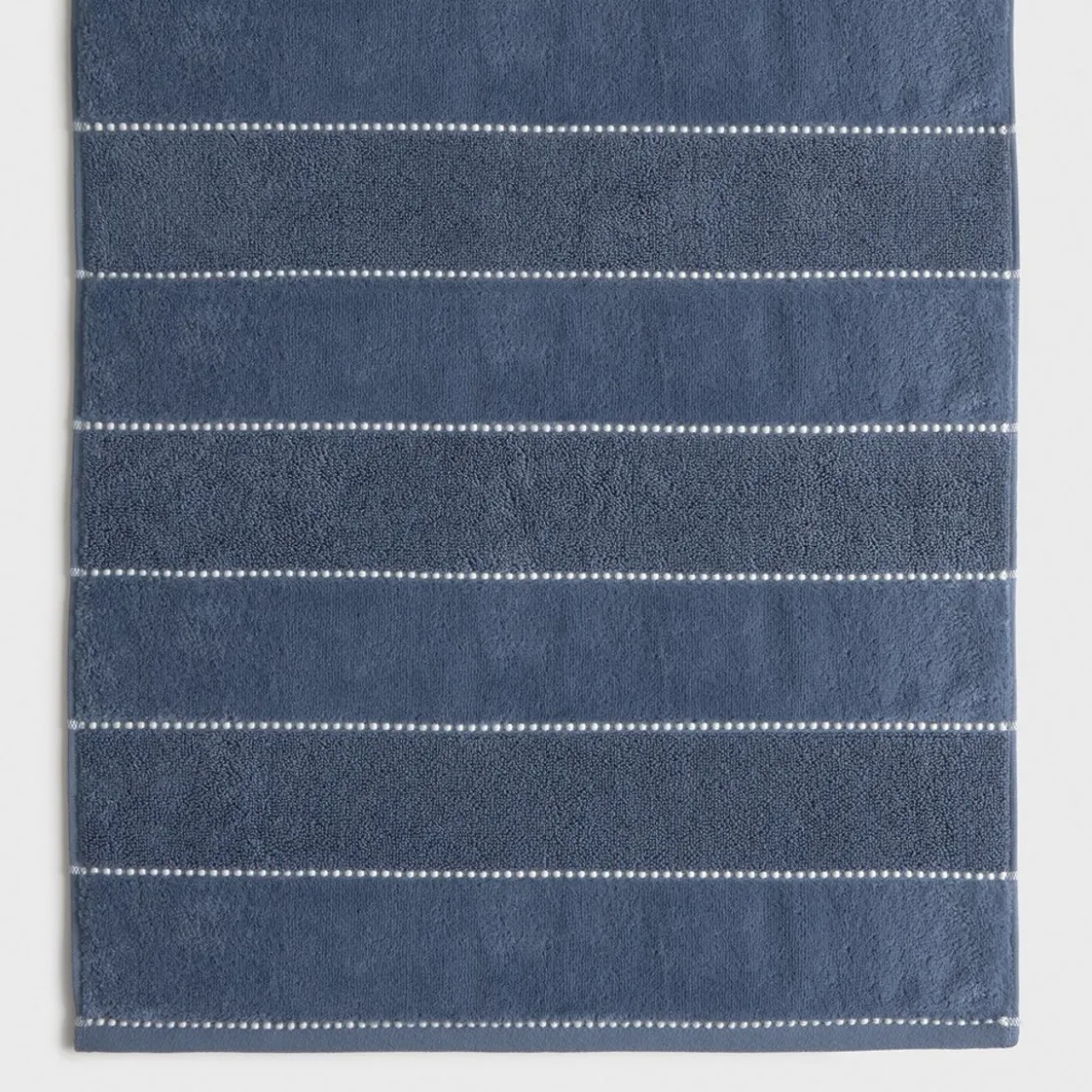 Toalla de baño algodón velour rayas Meto