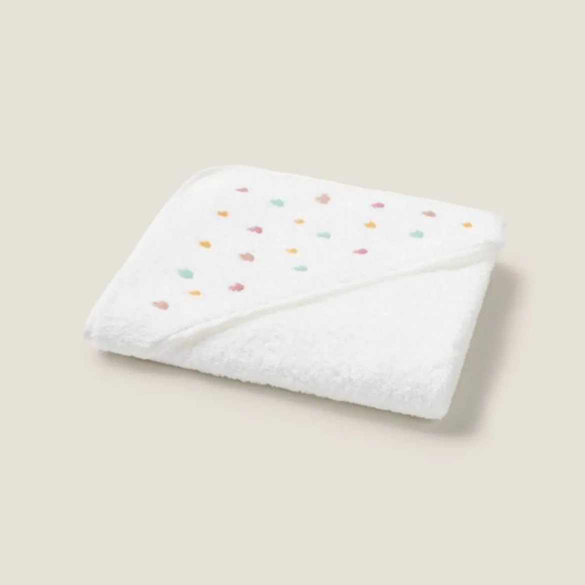 Toalla de baño con capucha corazones Cuoriti