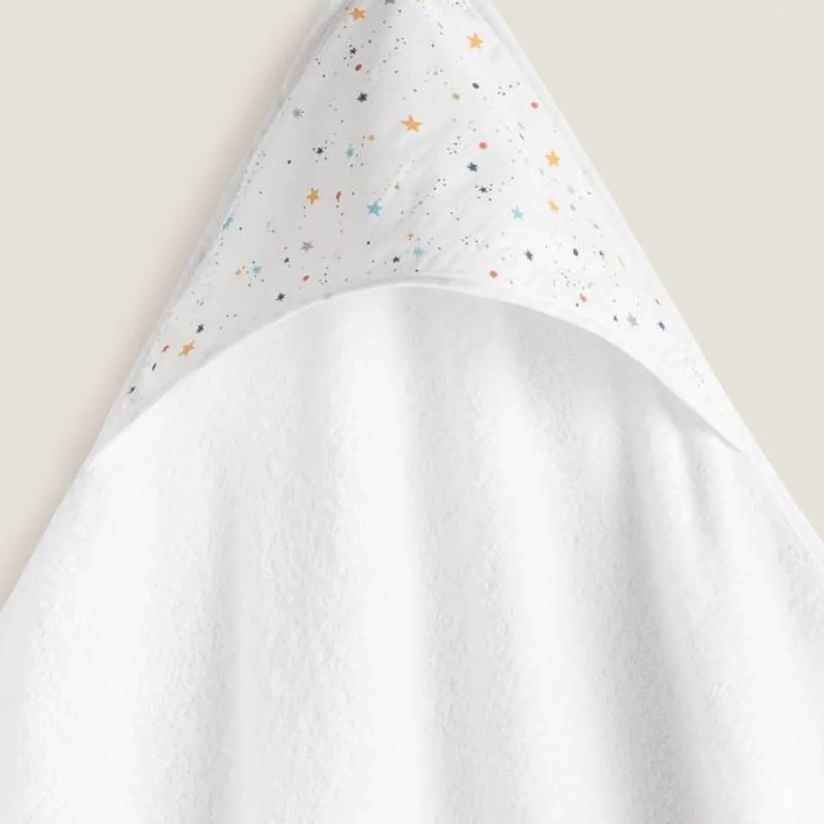 Toalla de baño con capucha estrellas Starti