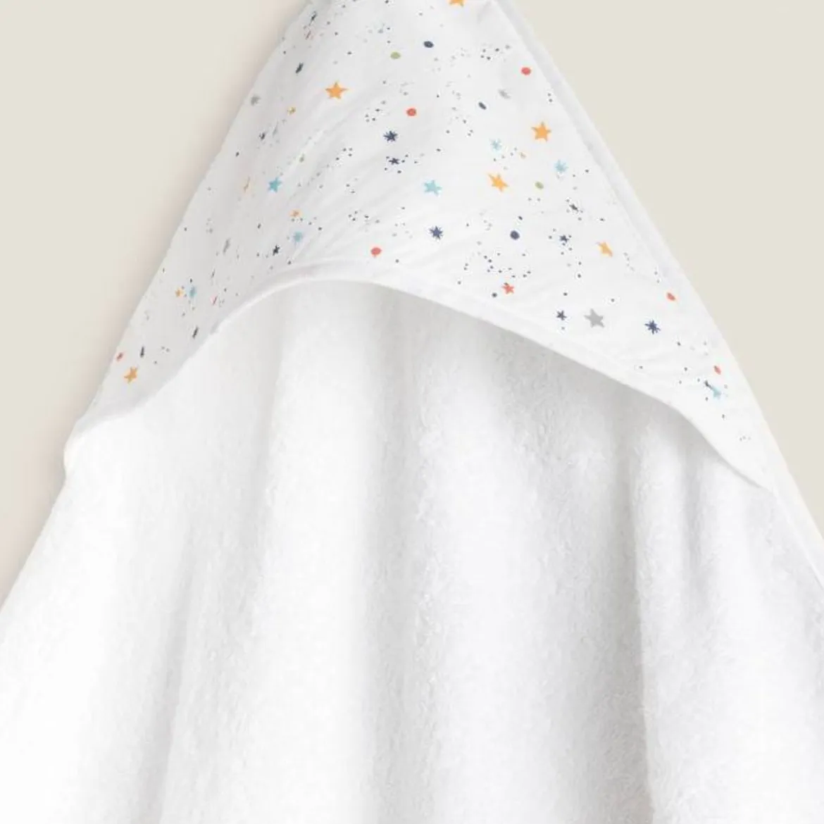 Toalla de baño con capucha estrellas Starti
