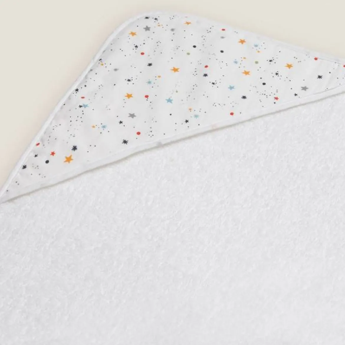 Toalla de baño con capucha estrellas Starti