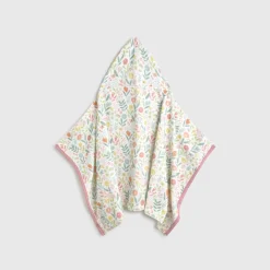 Toalla de baño con capucha floral