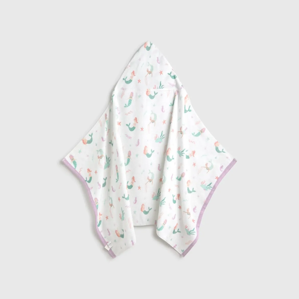 Toalla de baño con capucha sirenas