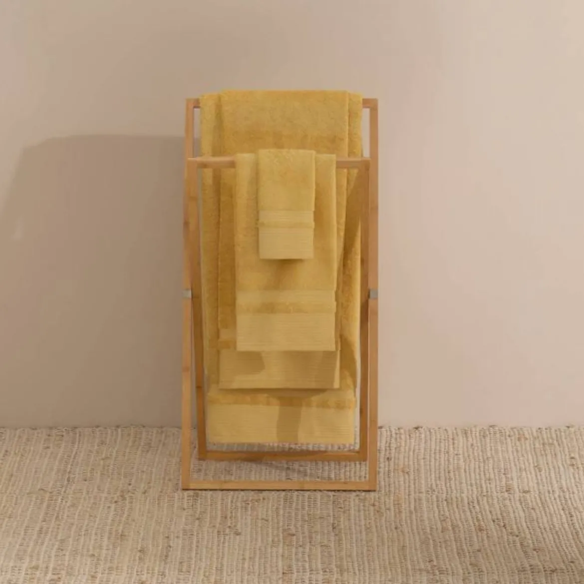 Toalla de baño rizo algodón y bambú Sublim