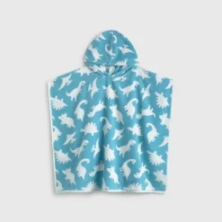 Toalla poncho algodón dinosaurios Duno