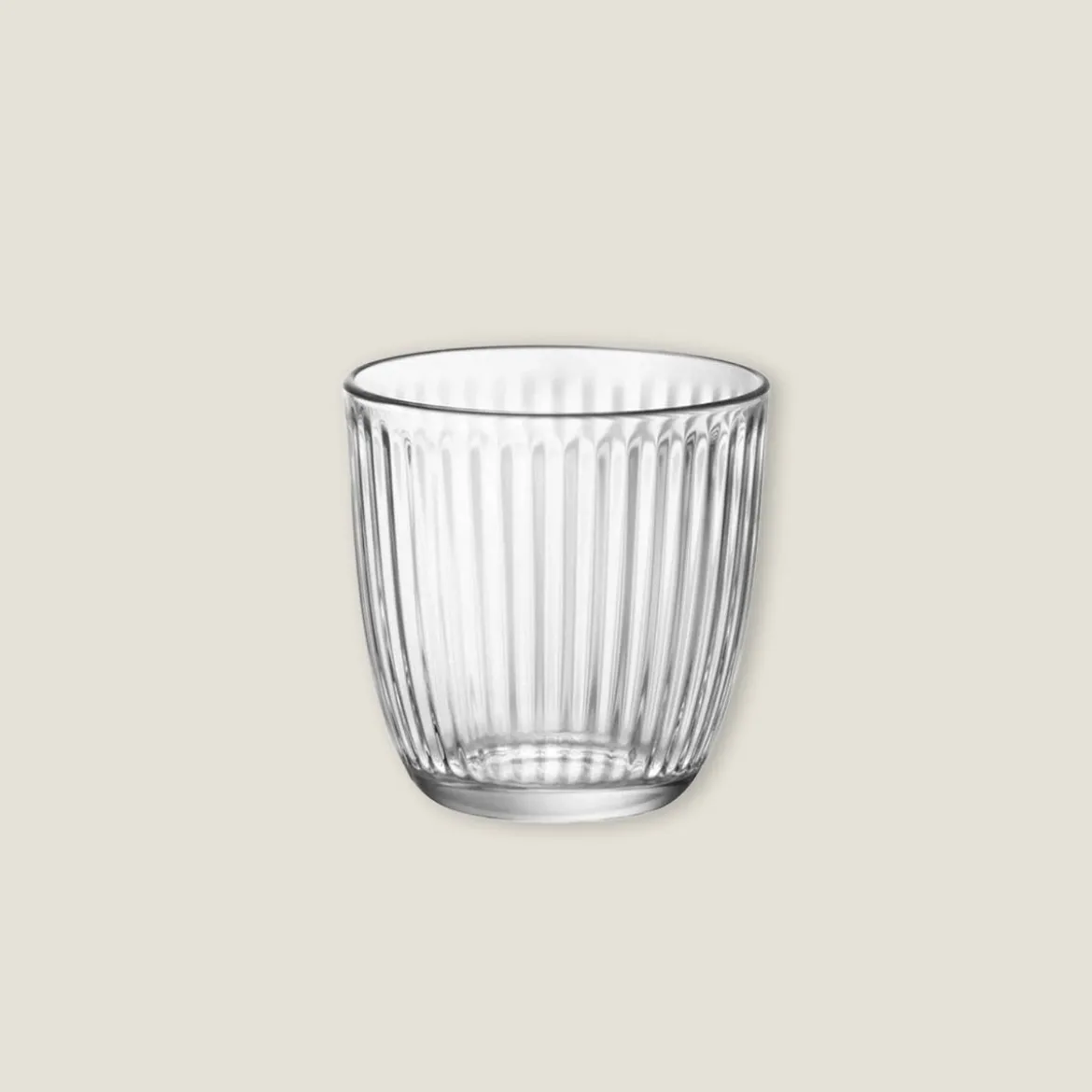 Vaso de cristal texturizado Roccot