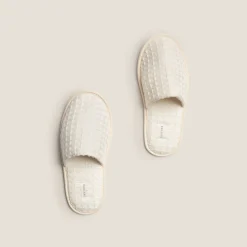 Zapatillas de algodón orgánico waffle Mimospa